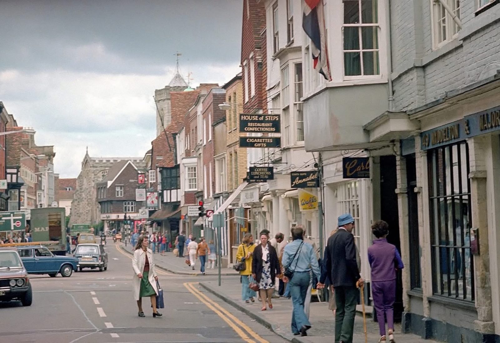Salisbury High Street in 1977