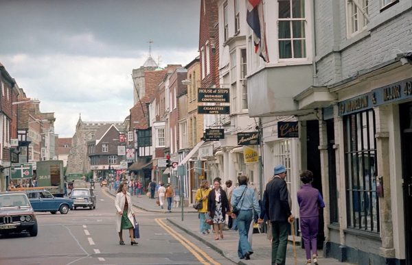 Salisbury High Street in 1977