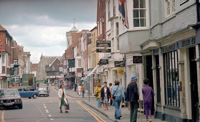 Salisbury High Street in 1977